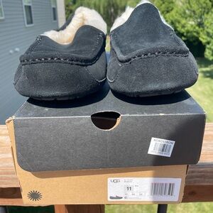 UGG Men’s Black Suede Slippers